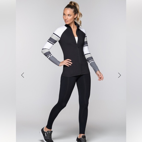 Lorna Jane Pipeline Excel Zip Through Jacket Open Back Size XS - Picture 3 of 15